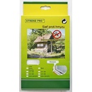 FlyScreen Sieť 220x65 cm, proti hmyzu a komárom, na balkónové dvere, biela 2 ks