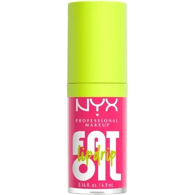 NYX Cosmetics Fat Oil Lip Drip Масло за устни 4.8 ml цвят розова
