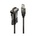 Lindy Кабел rs232 - usb-a, 1, 5 м, черен 42855 (42855)