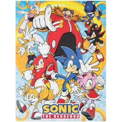 CurePink Sonic The Hedgehog|Ježek Sonic Postavy 500 dílků