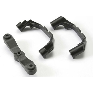 Traxxas Mount, steering arm/ steering stops (2) (lower hinge pin ret, TRX5343X (TRX5343X)