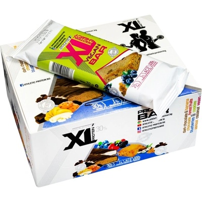XL Athletic Protein XL Vegan Bar [8 x 70 грама] Боровинка