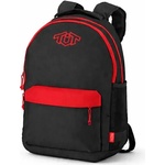 TUT Ученическа раница TUT Neon, черно/червено