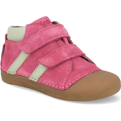 Koel Barefoot dětské zimní boty Austin Merino Fuchsia fuchsiové