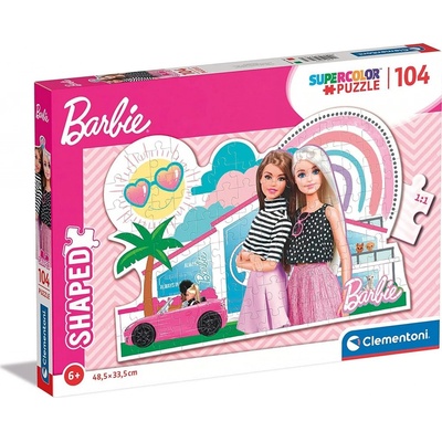 Clementoni Obrysové Barbie 104 dielov