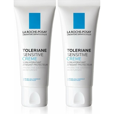 La Roche-Posay Toleriane Toleriane Sensitive prebiotický hydratační krém 2 x 40 ml – Hledejceny.cz