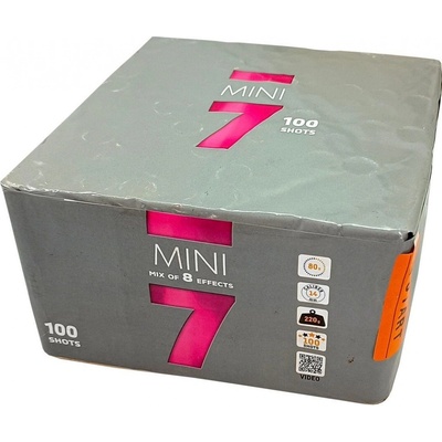 Ohňostroj MINI7 100 rán 14 mm