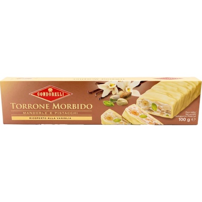 Vergani Torrone Morbido Měkký nugát s mandlemi 100 g