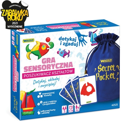 Wader Secret Pocket: Hľadanie tvarov - senzorická hra