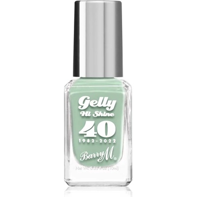 Barry M Gelly Hi Shine "40" 1982 - 2022 лак за нокти цвят Eucalyptus 10ml