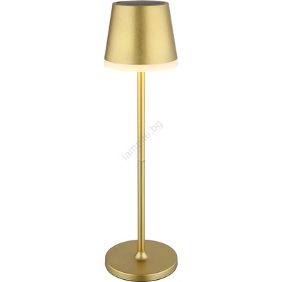 GLOBO 36637GM - LED Соларна лампа LED/0, 6W/3V 3000K IP44 златист (GL8140)