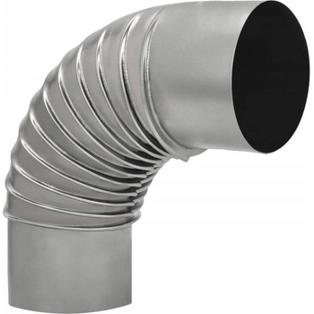 koleno dymové na komín pre krbové kachle Ø110 tepelne odolné