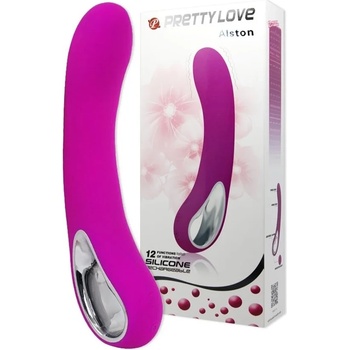 Image 1 of Вибратор с 12 разнообразни функции, 20см. - Alston Purple (DEBRA00965)