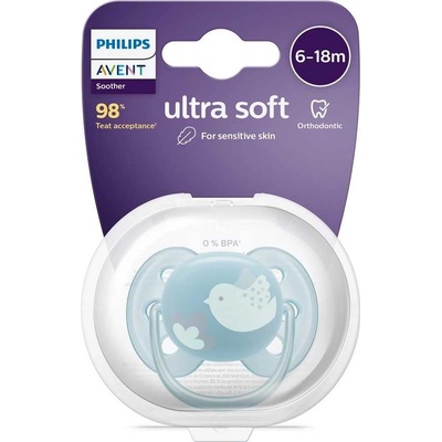 Avent Philips Cumlík Ultrasoft Premium modrá 1 ks