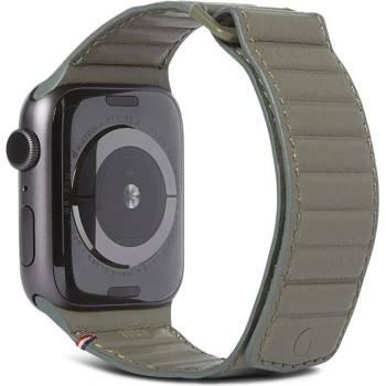 Decoded Leather Magnetic Traction Strap Series 41mm - Olive (K-D22AWS40TS1OE)