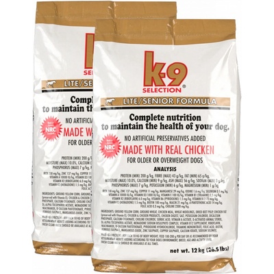 K-9 Selection Lite senior 2 x 12 kg