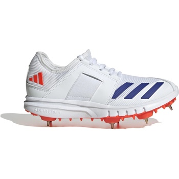 Adidas Юношески крикет обувки Adidas Howzat Spike Junior 20 Cricket Shoes - White/Blue