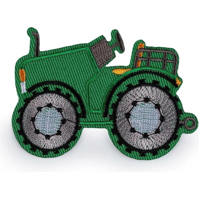 Nažehlovačka traktor Varianta: 3 zelená, Balení: 10 ks