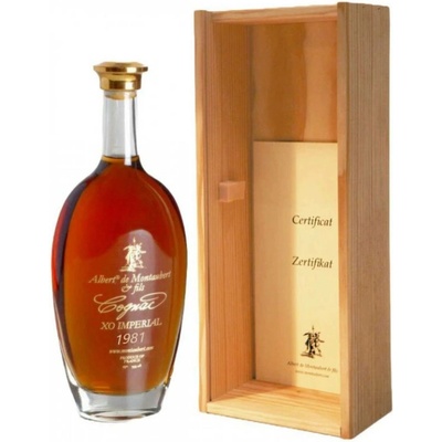 Albert de Montaubert XO Imperial 1981 45% 0,7 l (kazeta)