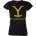 HYBRIS Дамска тениска Yellowstone - Черна - HYBRIS - PM-5-YSTN005-H91-7-BK