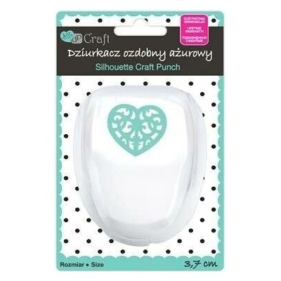 dpCraft Dekorační děrovačka ažurová 3,7 cm – srdce (JCDZ-515-006)