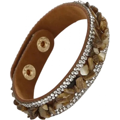 HARAHU Гривна Retro Stone - Кафява KP29618 (29618)