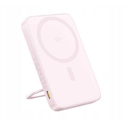 Baseus PicoGo Qi2 5000mAh 20W безжична power bank розово (P10076800413-00)