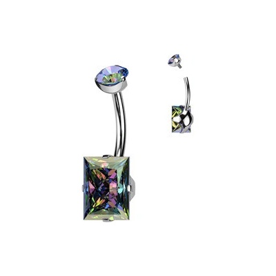 Šperky4U piercing do pupíku titan TIT1265-VM