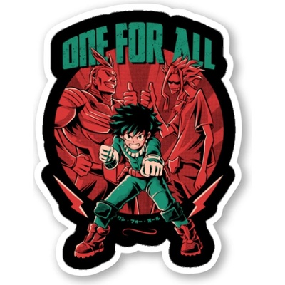 Boku no Hero Academia (BNHA) Samolepka One For All