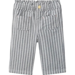 Sergent Major Бебешки панталон Sergent Major - На сиви райета, за момиче, 9 м (26E1BFF1PAN) - baby