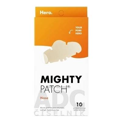 Hero. MIGHTY PATCH Nose hydrokoloidné náplasti na akné 1x10 ks