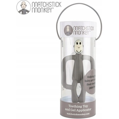 Matchstick a zubná kefka Monkey sivá