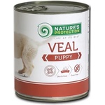 AKVATERA Nature's Protection DOG Puppy Veal, консерва с телешко месо за подрастващи кучета, Литва - 800 гр