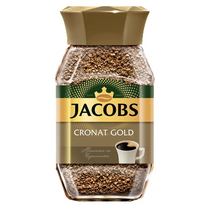 Jacobs Разтворимо кафе Jacobs Cronat Gold, 200 г (4031926-8711000513767)