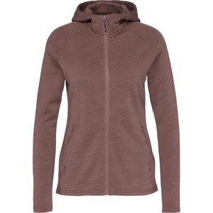 Stoic Дамско вълнено яке Stoic Women's MerinoFleece240 ForseSt. Zip Hoody Merino hoodie - Rosewood Melange (105-7640-0314)