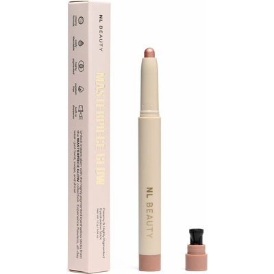 NL Beauty Стик сенки за очи Masterpiece Glow, Champagne Pink, 1.2 g