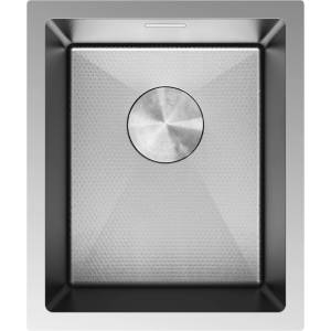 Mexen Trixo стоманена кухненска мивка 1-корпусна 370 x 440 mm, inox HC - 6412371000-01HC (6412371000-01HC) Мивка за вграждане