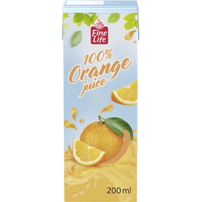 Fine Life Pomeranč 100% 200 ml