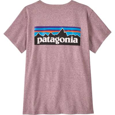 Patagonia Дамска тениска Patagonia Women's P-6 Logo Responsibili-Tee T-shirt - Quiet Violet - размер XS (116-8004-2511)