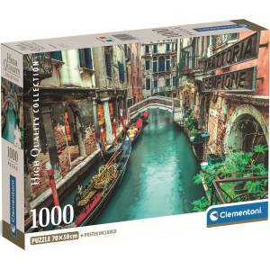Clementoni Пъзел Clementoni от 1000 части - Канал във Венеция (39945)
