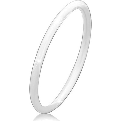 Šperky Eshop Tenký prsten ze stříbra 925 leský povrch bez vzoru M13.35
