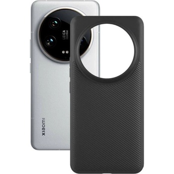IMAK Матов Силиконов Калъф за Xiaomi 14 Ultra, Imak Twill Case, Черен (5906601999671)