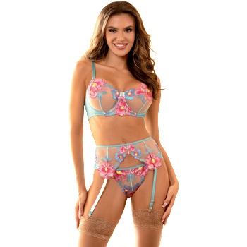 Sexy Elephant® Комплект жартиери Magnolia, XL-XXL