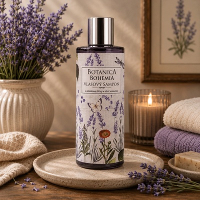 Bohemia Gifts & Botanica Levandule s extraktem břízy šampon 200 ml