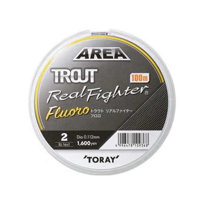 Toray Fluorocarbon Trout Area Real Fighter Fluoro 100m 0,098mm