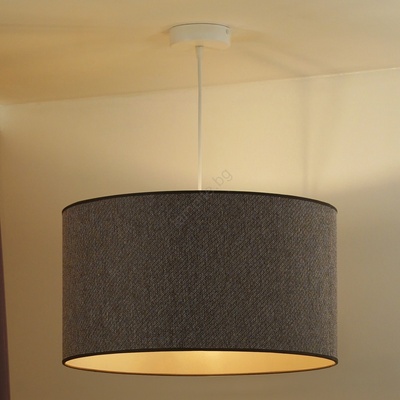 Duolla - Пендел ROLLER ECO RECYCLING 1xE27/15W/230V Ø 45 см кафяв (DU603942)