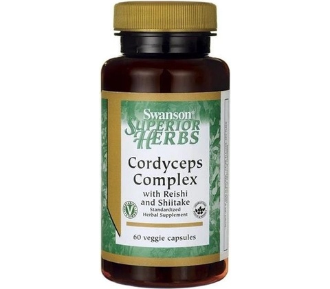 Swanson Cordyceps Complex 60 kapsúl