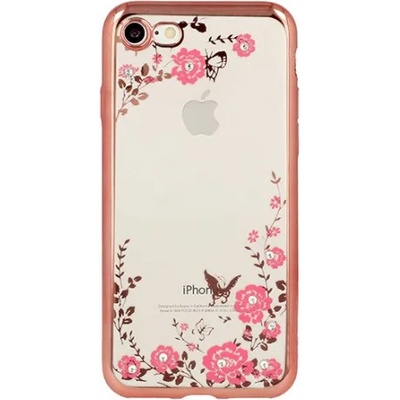 Huawei Силиконов калъф кейс за Huawei P8 Lite 2017 / P9 Lite 2017 / Honor 8 Lite с цветя розов