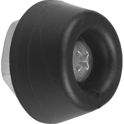 CAIS Doraz brány na priskrutkovanie END-S malý 29x12,5 mm, gumový a pozinkovaný