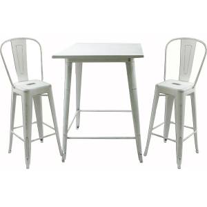 Bogdan Furniture Europe Бар маса Linda-E20, антично бяло